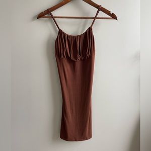 Kendall and Kylie Brown slip-on dress